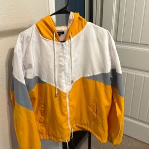 Oversized rain jacket